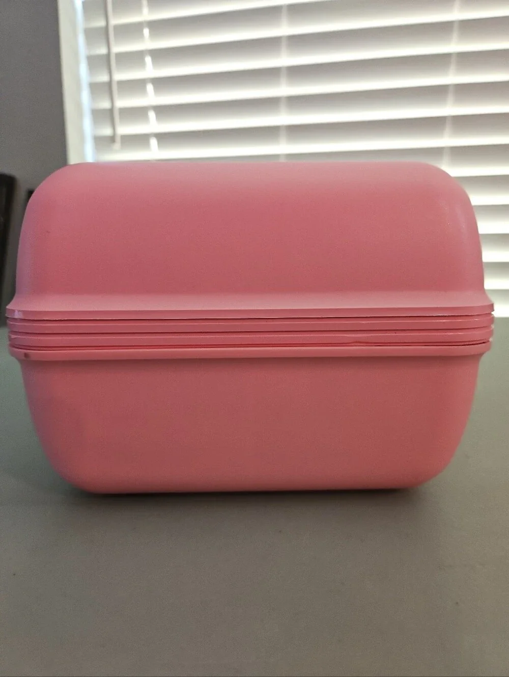 Y2k 1990s Pink Caboodles Cosmetic Box Organizer Plano Molding 2602 Swing Trays